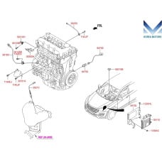 MOBIS ECU SET-ASSY FOR ENGINE G4KE KIA SORENTO 2009-12